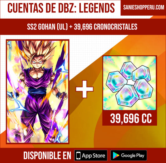 [Solo Android] ⭐️SS2 GOHAN (UL)⭐️ + 💎39,696 Cronocristales💎