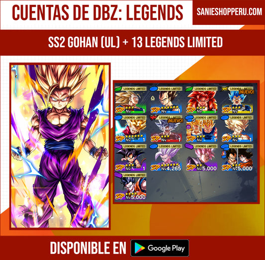 [DB: Legends] SS2 GOHAN (UL) + 13 Legend Limited