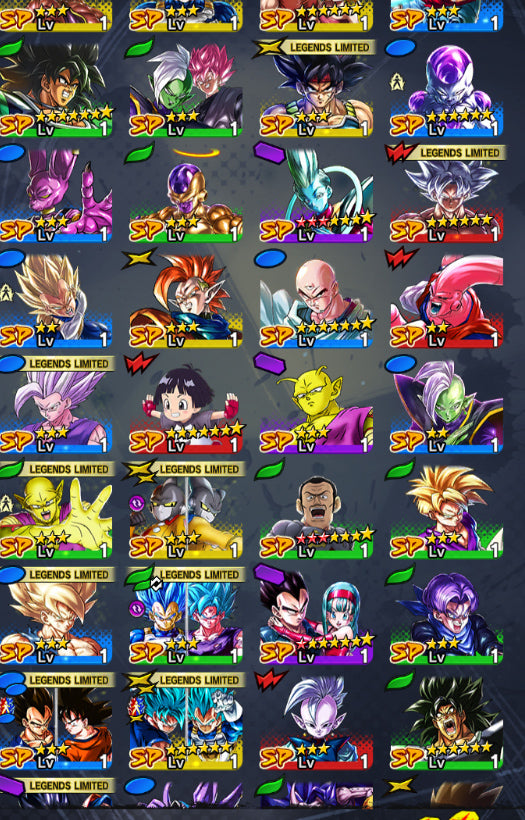 [Solo Android & iPhone] Ultimate Gohan + Goku & Vegeta SS GOD + Vegeta & Goku (LL) + 15 Legends Limited